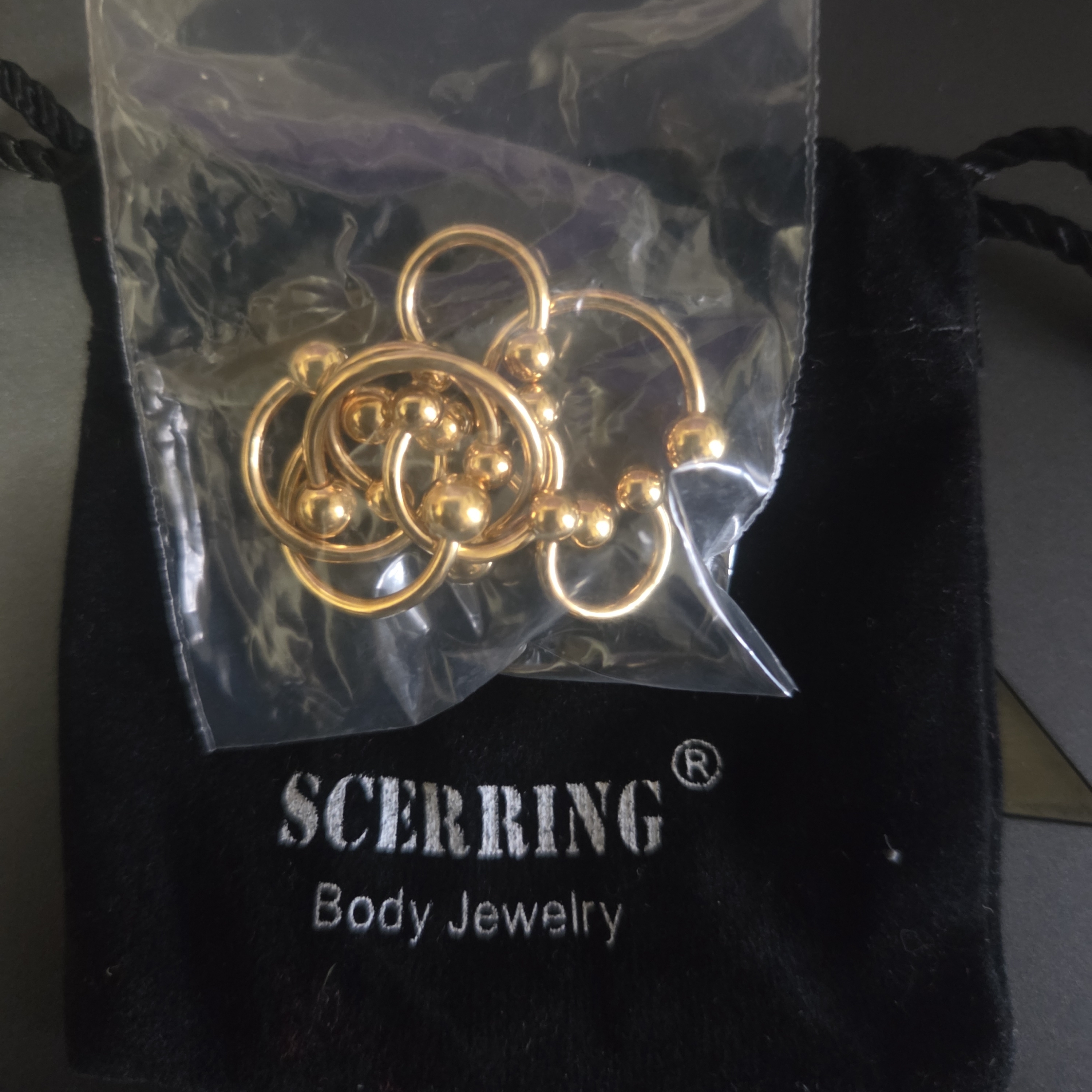 Gold Body Jewelry Set